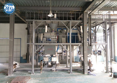 خط إنتاج خلاطة الاسمنت الصناعية 80 - 100KW مع نظام التحكم PLC