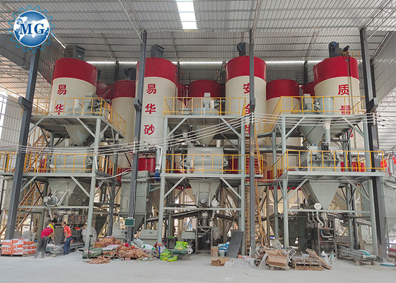 مصنع الملاط الجاف الصناعي 15T لاصق بلاط السيراميك خلط الكربون الصلب