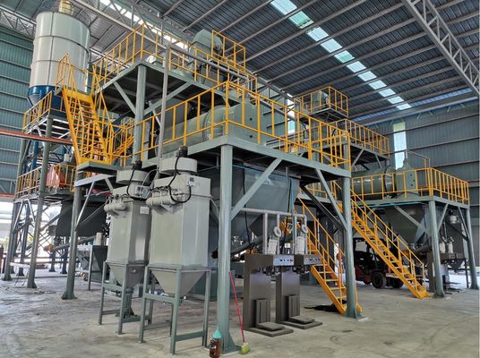 مصنع خلط الملاط الجاف الأوتوماتيكي 9M لخط آلة لصق البلاط