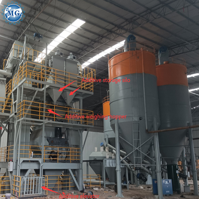 10-30T / H خط إنتاج الخردل الجاف الآلي آلة خلط الخردل الجاف