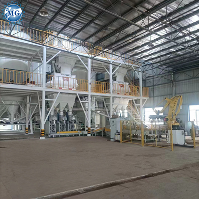 الصين المنتج الجديد 15-25T / H أوتوماتيكي جاف الخرسانة خط إنتاج الخرسانة الستهون خلاط خلاط آلة