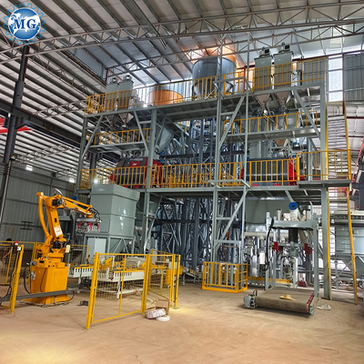 10-30TPH كاملاً أوتوماتيكي جاف الخرسانة خط إنتاج البلاط صناعة اللاصق