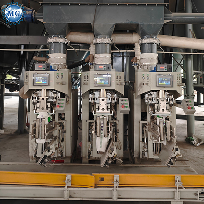 PLC الذكي 10-30T / H مزيج العمود المزدوج مصنع مزيج جاف خط إنتاج الصمغات السيراميكية