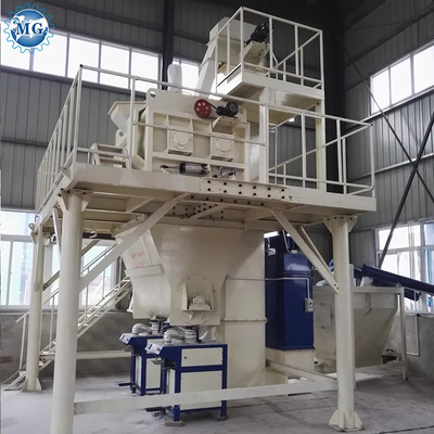 تحكم PLC نصف أوتوماتيكي خليط جاف مسحوق الخرسانة مصنع خلط الجدار الرمال المضغوطة الاسمنت خليط الجبس البلاط السيراميكي صناعة الغراء اللاصق