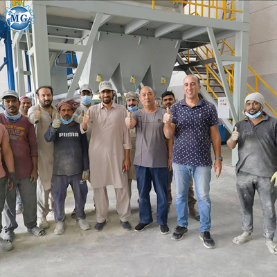 أوتوماتيكية 10-20TPH خشب الخرسانة مصنع الرمل والاسمنت خلاط البلاط آلة اللاصق