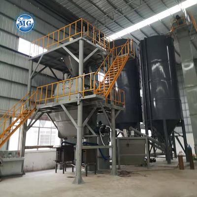 10-30tph التوتر المخصص خليط جاف مسحوق الخرسانة خط إنتاج الجدار الجص الجص معقوفة مزيج معطف خفيف البلاط الصمغ الصمغ صناعة آلة