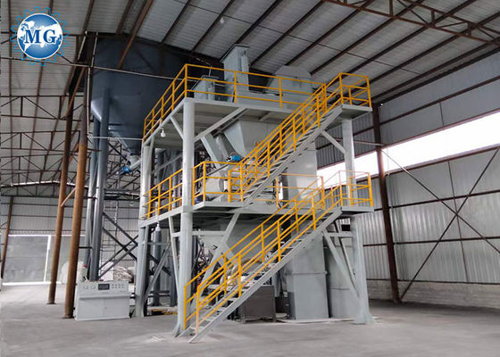 تصنيع البطاطس الحائطية 10-30 T / H مصنع تصنيع الخرسانة الخضراء