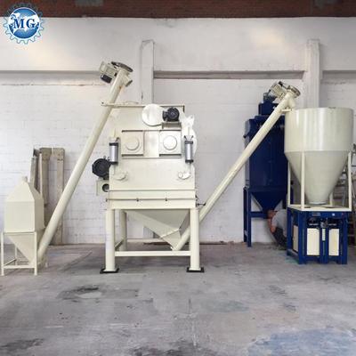 4-5T / H خط إنتاج الملاط الجاف شبه الأوتوماتيكي ماكينة صنع لاصق البلاط