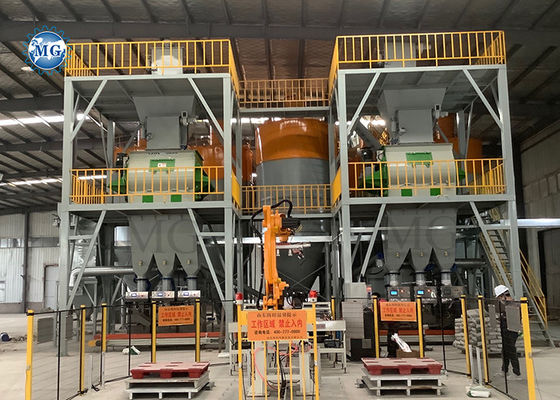 Fast Mixing And Packing Dry Powder Mortar Production Line Wall Putty Sand Cement Mixer Tile Adhesive Manufacturing Plant For Sale