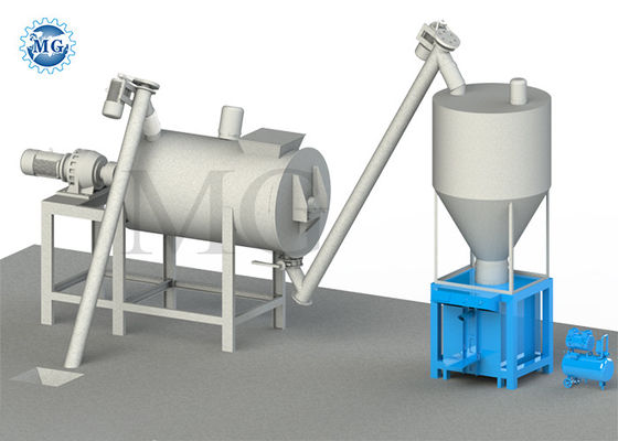 Low Noise Dry Mix Mortar Mixer Machine Wall Putty Sand Cement Floor Tile Adhesive Glue Grout Manufacturing Plant For Sale