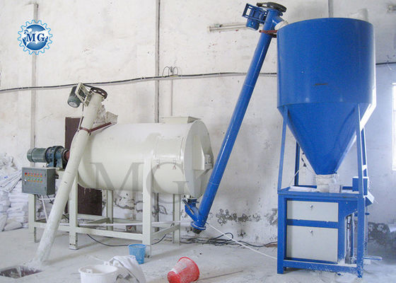 4-6 ثانية / كيس تعبئة مصنع خلط هاون جاف معجون حائط آلة صنع غراء لاصق البلاط