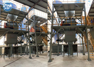 خط إنتاج الملاط الجاف التلقائي 10 - 20t / H