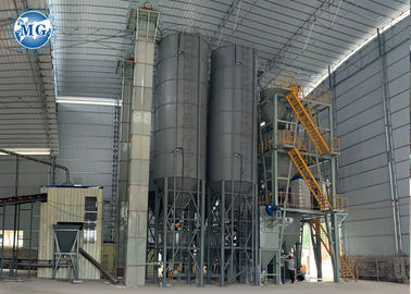 10 - 30T / H خط إنتاج الملاط الجاف التلقائي الكامل للتحكم PLC الجهد المخصص