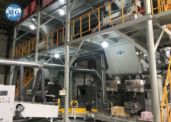 30T / H معدات الخلط الجاف كربونات الكالسيوم لمعجون الجدار