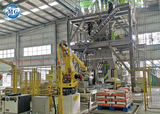 خط إنتاج الملاط الجاف بخلط الأسمنت 12T / H للبناء