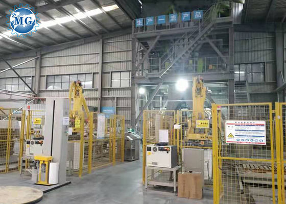 خط إنتاج الملاط الجاف اللاصق للجدران بارتفاع 12 متر