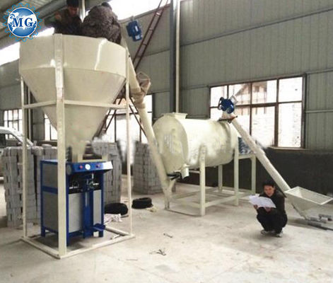 3-5 Tph خط إنتاج الملاط الجاف البسيط آلات الملاط الجاف