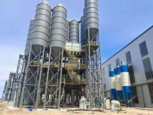 معدات مصنع الملاط الجاف 220 فولت 10T / H آلة خلط إنتاج مسحوق الملاط