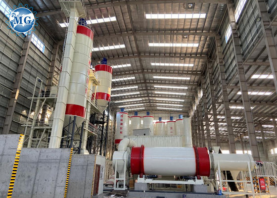 آلة مدافع الهاون الجافة الذكية 12T / H 90KW للأسمنت