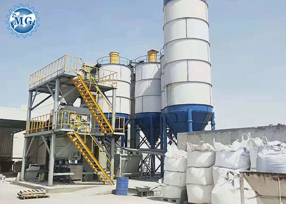 8t / H آلة خلط الملاط الجاف الملاط اللاصق للبلاط مع نظام التحكم الآلي