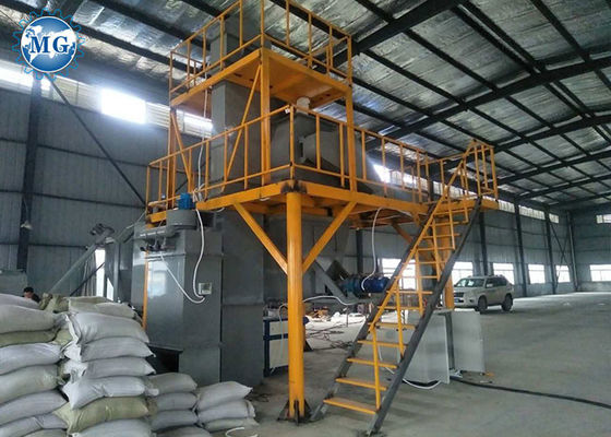 التوأم شافت البلاط اللاصق المعجون الجاف خليط الملاط 8T / H 8m الارتفاع