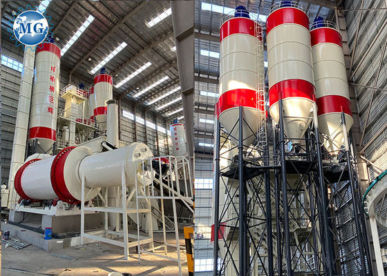 مصنع إنتاج الملاط الجاف الجاهز 10-30 T / H مصنع تصنيع خلاطة غراء البلاط