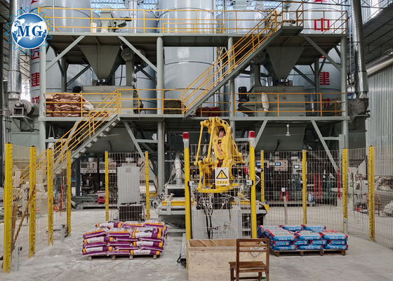 15-30 T / ساعة آلة لصق البلاط خط إنتاج الملاط الجاف