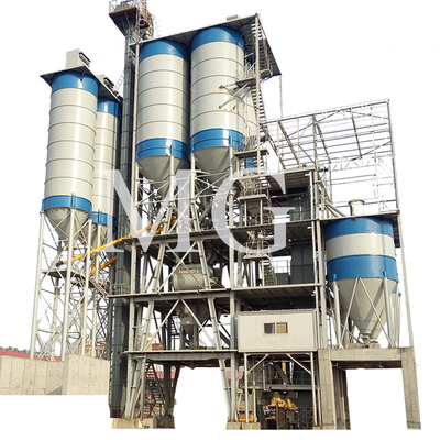 مصنع الملاط الجاف الأوتوماتيكي بالكامل 10-30T / H آلات مواد البناء